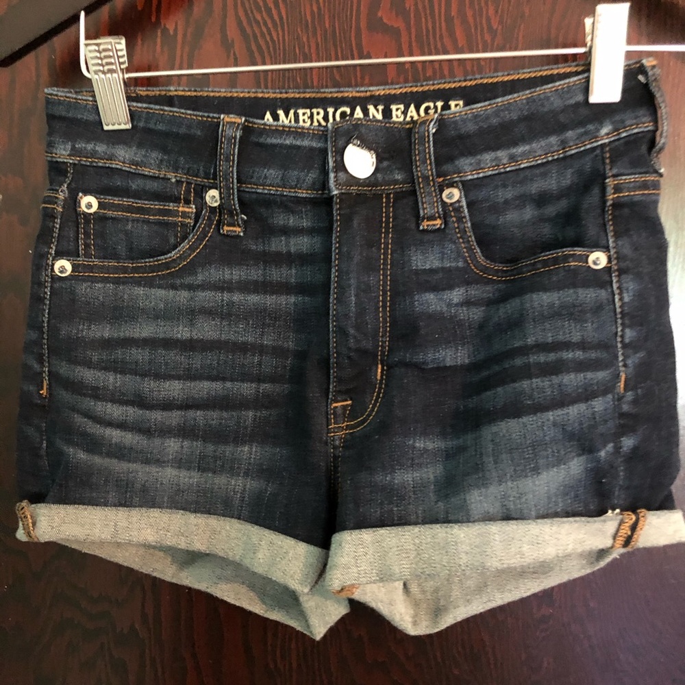 american eagle denim shorts
